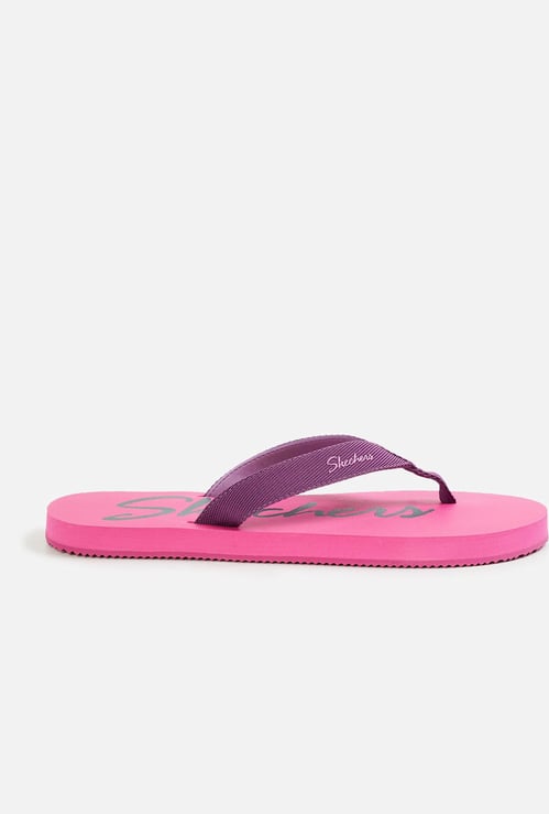 SKECHERS Women Printed Flip-Flops