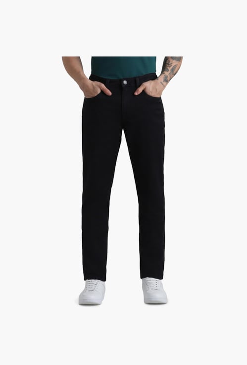 JACK & JONES Men Solid Slim Straight Jeans