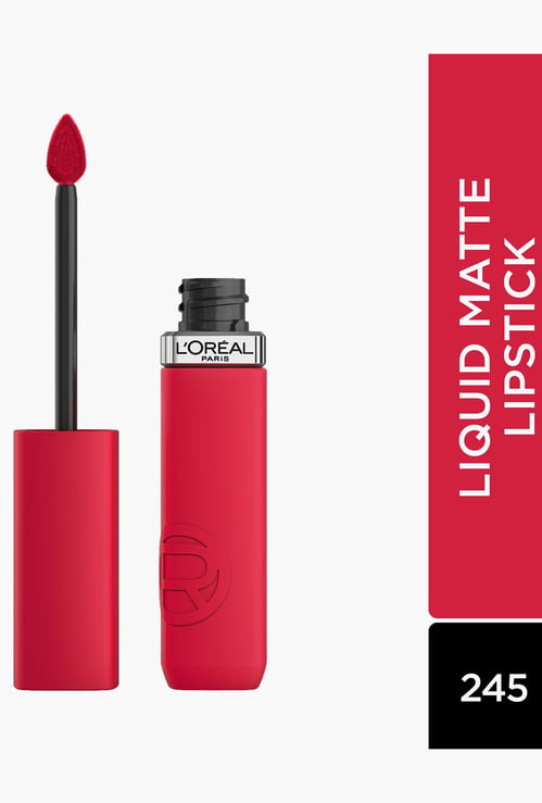 L'OREAL PARIS Infallible Matte Resistance Liquid Lipstick - French Kiss 245 - 5ml