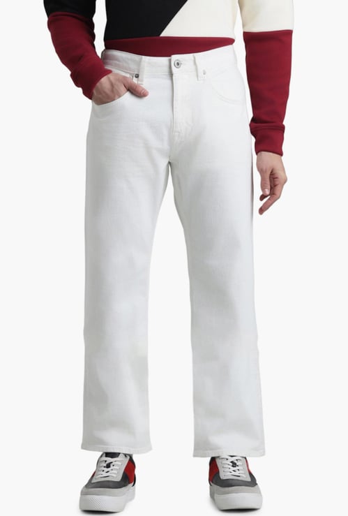JACK & JONES Men Solid Bootcut Jeans