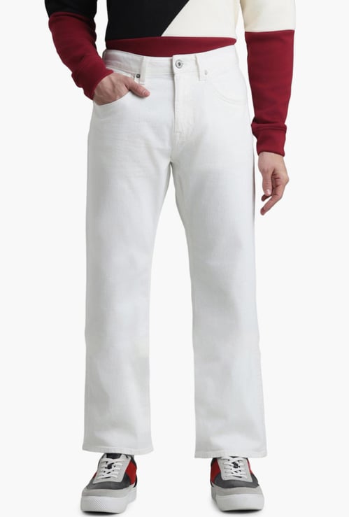 JACK & JONES Men Solid Bootcut Jeans