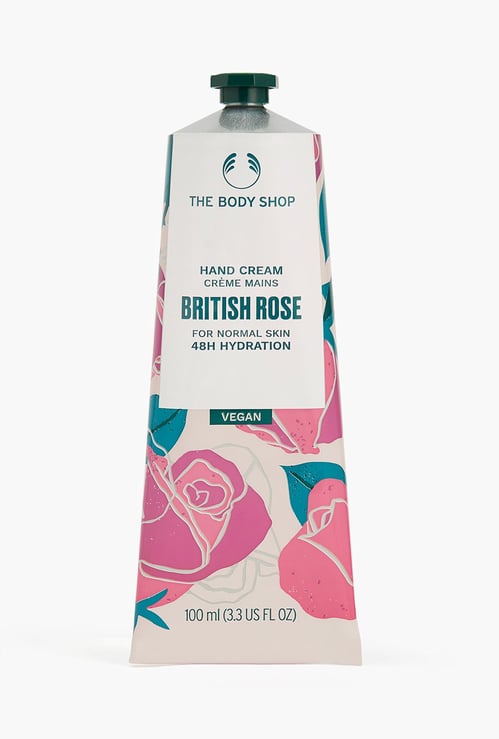 THE BODY SHOP British Rose Petal-Soft Hand Cream- 100ml