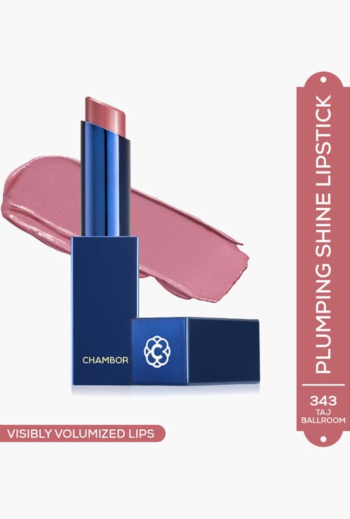 CHAMBOR Colour Studio Tres Shine Plump Lipstick - Taj Ballroom  343 - 3g