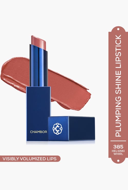 CHAMBOR Colour Studio Tres Shine Plump Lipstick - Helsinki Whirl 385 - 3gm