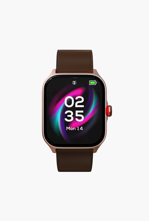 TITAN Zeal Men Digital Smart Watch with Leather Strap - 90196AL02