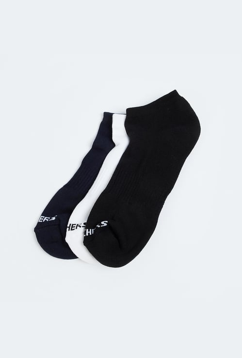 SKECHERS Men Printed Ankle Length Socks- Pack of 3