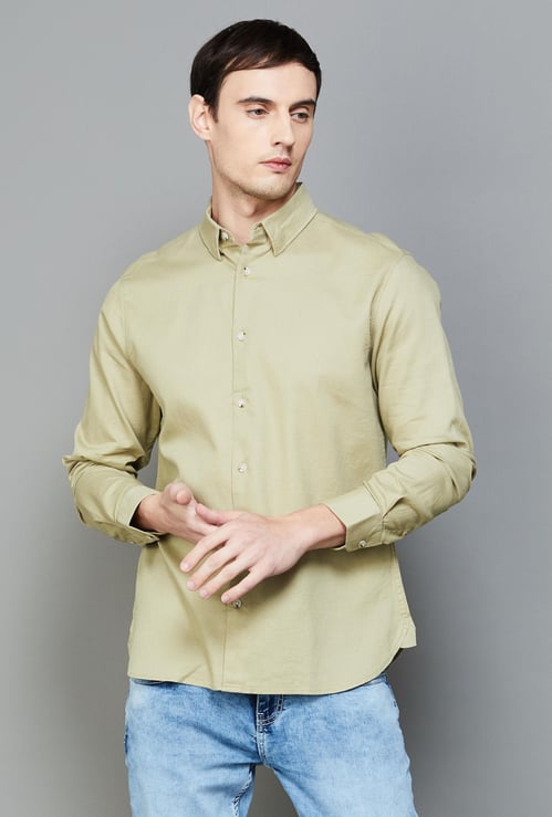 CELIO Men Solid Regular Fit Casual Shirt