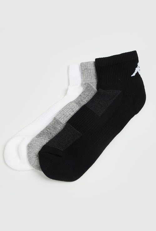 KAPPA Men Knitted Ankle-Length Socks - Pack of 3