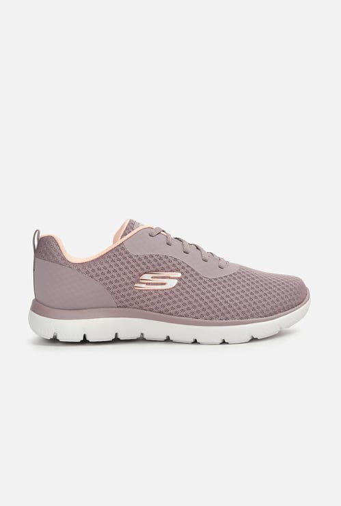 SKECHERS Women Memory Foam Lace-Up Sports Shoes