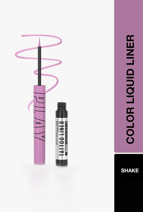 MAYBELLINE NEW YORK Tattoo Play Purple Liquid Eyeliner - Shake - 2.1ml