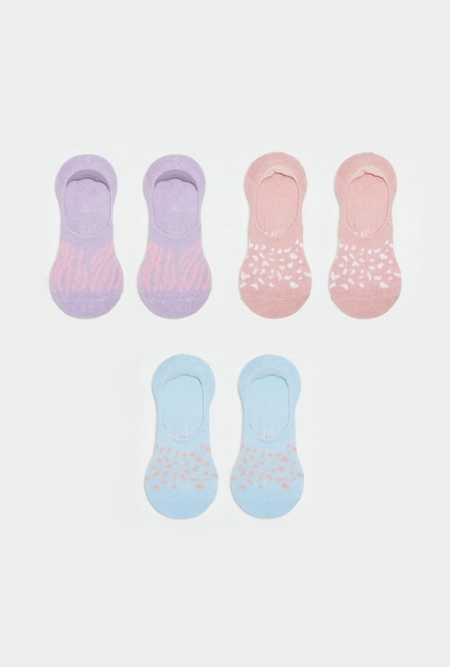 GINGER Women Solid No-Show Socks - Pack of 3