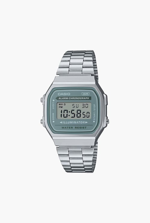 CASIO Vintage Unisex Digital Watch with Metal Strap - D330