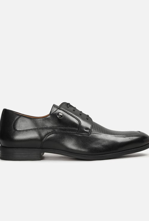 LOUIS PHILIPPE Men Panelled Derby Formal Shoes