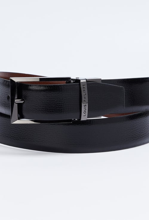 LOUIS PHILIPPE Men Solid Reversible Belt