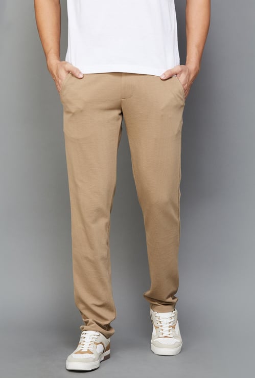 FAHRENHEIT Men Solid Regular Fit Trackpants