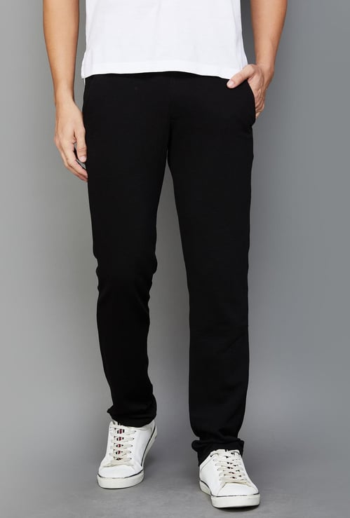 FAHRENHEIT Men Solid Regular Fit Trackpants