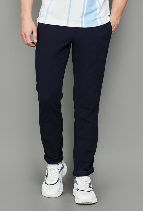 FAHRENHEIT Textured Track Pants