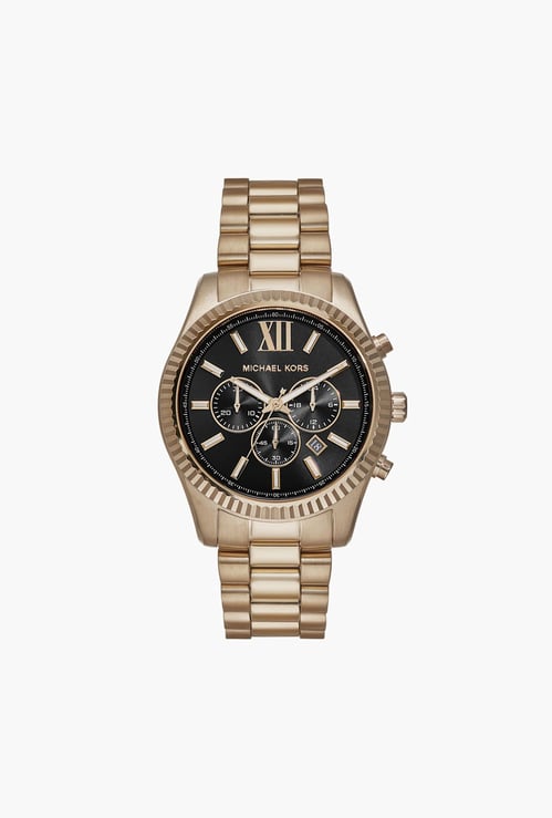 MICHAEL KORS Lexington Men Chronograph Watch with Metal Strap - MK9155I