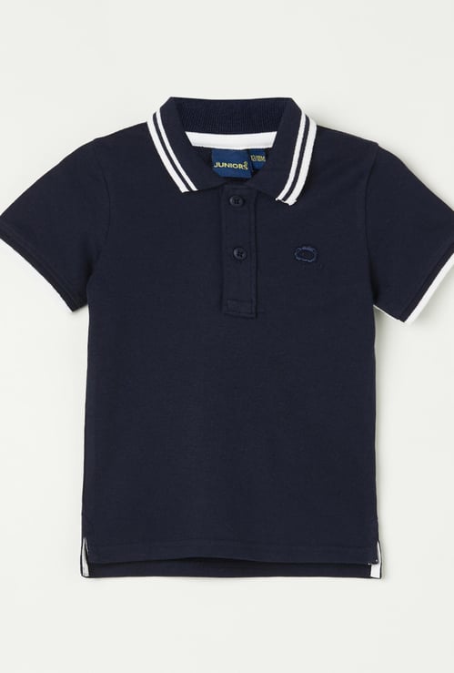 JUNIORS Boys Polo T-shirt with Contrast Trim