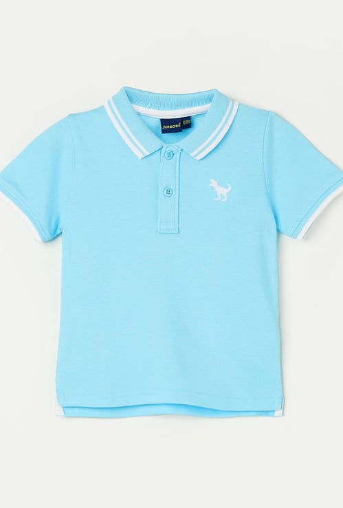 JUNIORS Boys Polo T-shirt with Contrast Trim