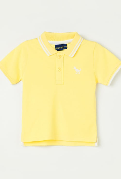 JUNIORS Boys Polo T-shirt with Contrast Trim