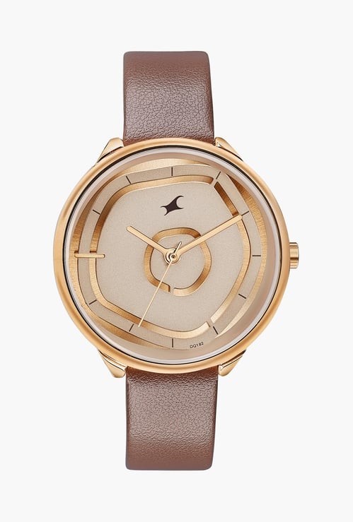 FASTRACK Women Leather Strap Analog Watch - 6303WL01
