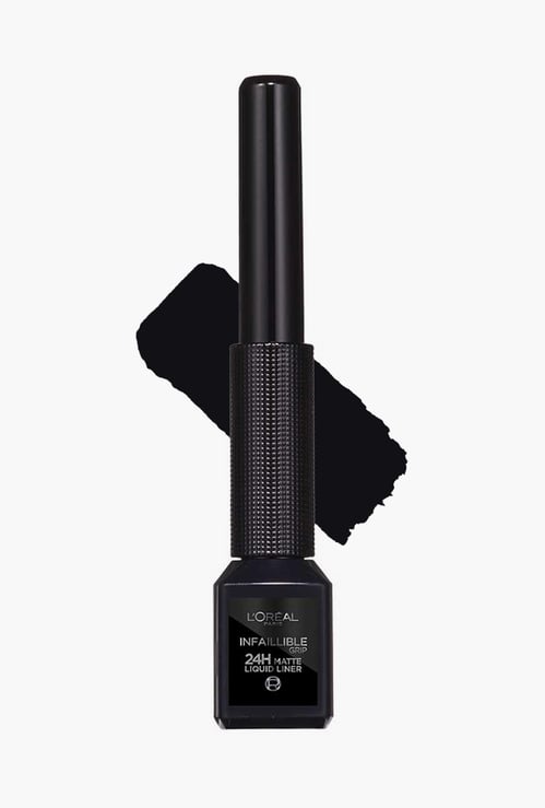 L'OREAL PARIS Infaillible Grip 24h Matte Liquid Eye Liner - 01 Matte Black - 5.7 gm