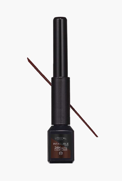 L'OREAL PARIS Infallible Grip 24h Matte Liquid Eye Liner - 03 Brown - 5.7 gm