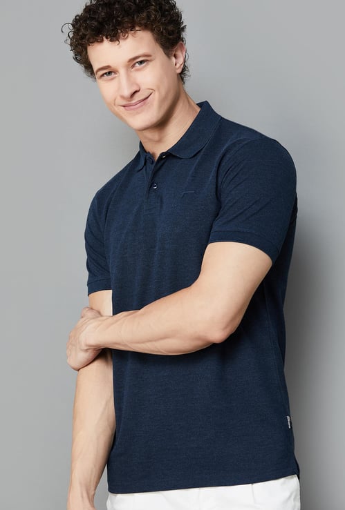 FAME FOREVER Solid Polo T-shirt