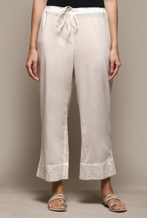BIBA Women Solid Palazzos