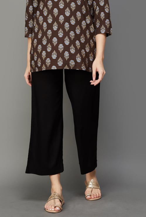 BIBA Women Solid Palazzos