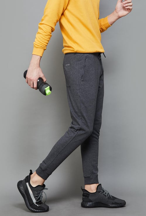 FAME FOREVER ACTIVE Men Solid Slim Fit Sports Joggers