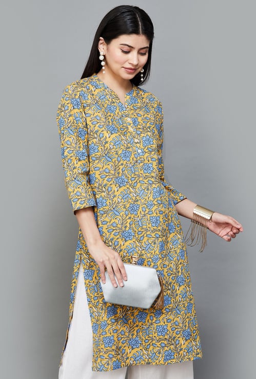MELANGE Women Printed Straight Kurta