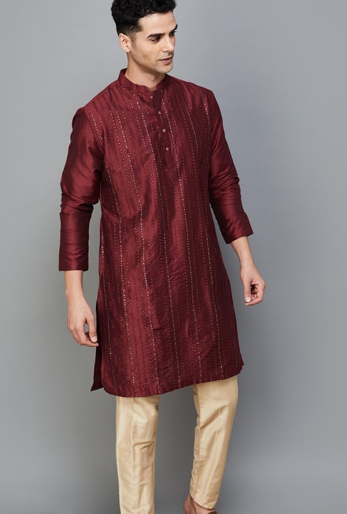 MELANGE Men Embellished Kurta Set