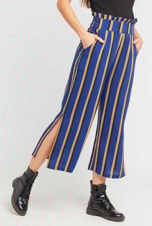 ZINK LONDON Women Striped Elasticated Palazzo