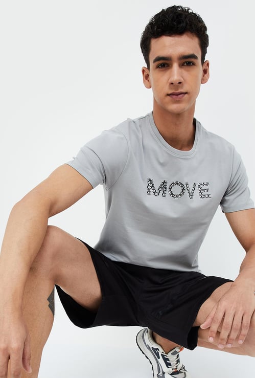 KAPPA Men Typohraphy Printed Sports T-shirt