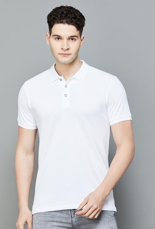 UNITED COLORS OF BENETTON Men Solid Polo T-shirt