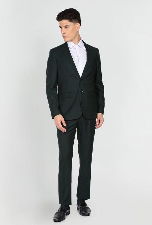 ARROW Men Checked Regular Fit Two Piece Suit