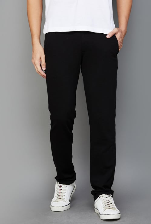 FAHRENHEIT Men Solid Regular Fit Trackpants