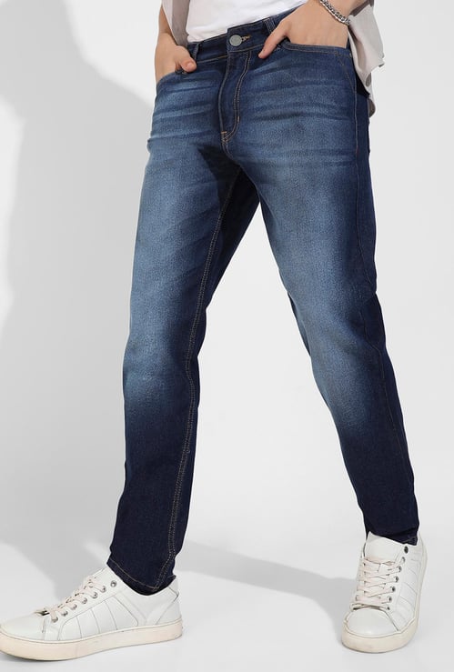 CAMPUS SUTRA Men Stonewashed Regular Fit Jeans