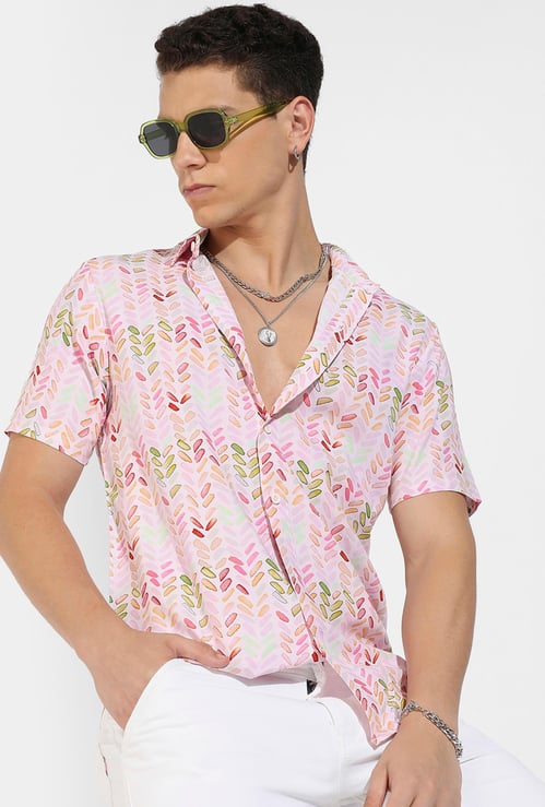 CAMPUS SUTRA Men Printed Regular Fit Casual Shirt