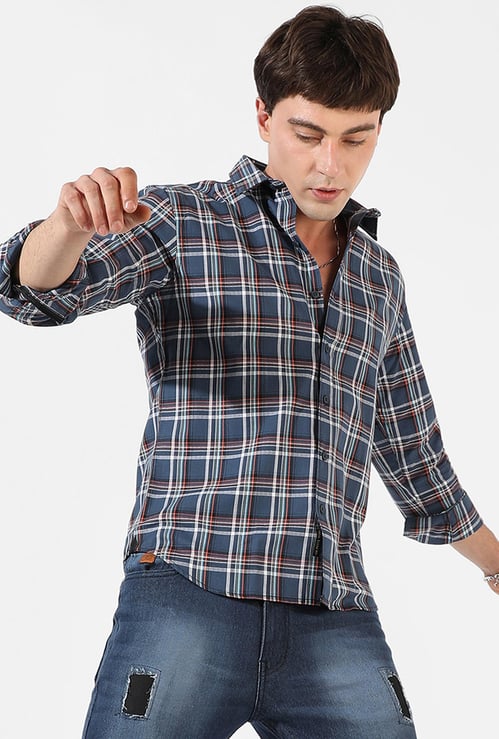 CAMPUS SUTRA Men Checked Regular Fit Casual Shirt