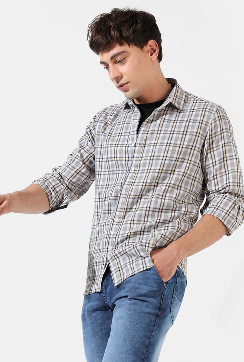 CAMPUS SUTRA Men Checked Regular Fit Casual Shirt
