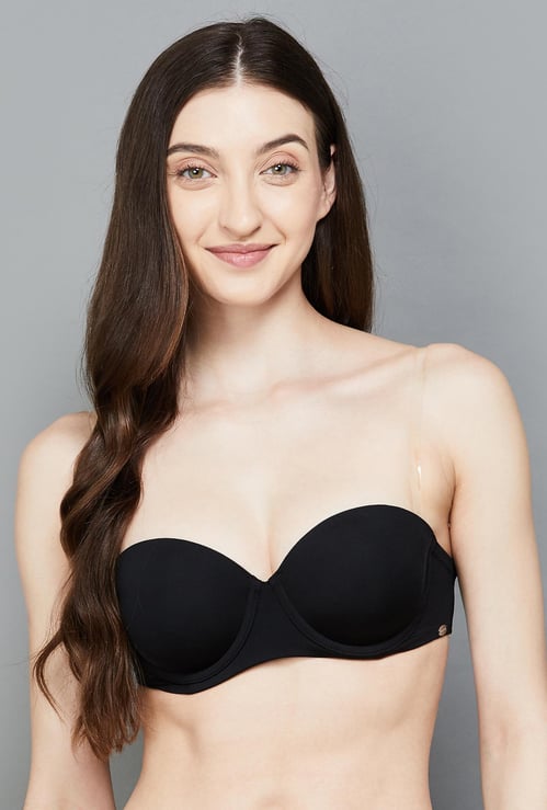 ENAMOR Solid Padded Wired Balconette Bra