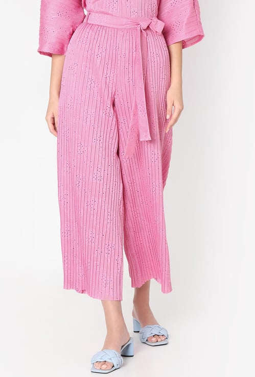 VERO MODA Women Plisse High-Waist Culotte