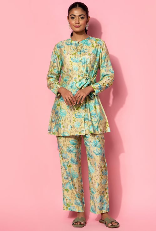 LIBAS Women Botanical Printed Co-Ord Set