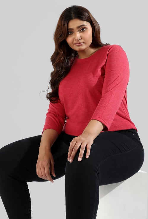 INSTAFAB PLUS Women Solid T-shirt