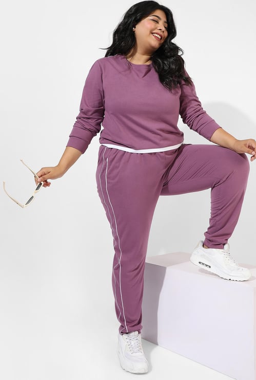 INSTAFAB PLUS Women Solid Co-Ord Set