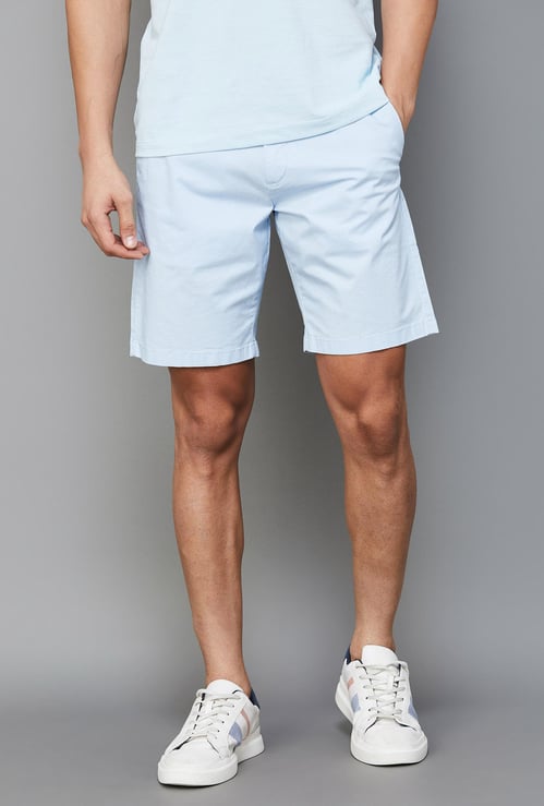 U.S. POLO ASSN. Men Solid Slim Fit Casual Shorts