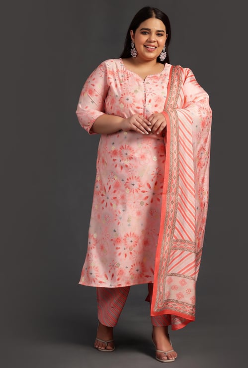 EXTRA LOVE BY LIBAS Women Printed Kurta Set
